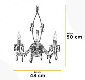 ONLI - Φωτιστικό τοίχου TERESA 3xE14/6W/230V λευκό