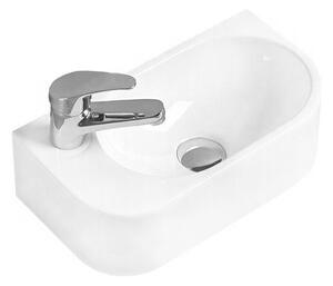Mexen Viera νιπτήρας επιτραπέζιος δεξιός 40 x 21 cm, λευκός - 21274000R