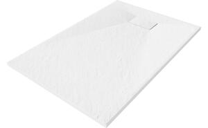Mexen Hugo ορθογώνιος δίσκος ντους SMC 120 x 70 cm, λευκός - 42107012