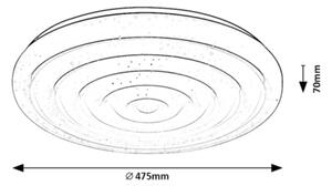 Rabalux 71018 - LED Dimmable φωτιστικό οροφής KATINA LED/36W/230V + RC