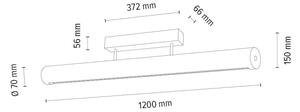 Spot-Φωτισμός 4017400400000 - LED Dimmable φωτιστικό οροφής LED/34,5W/230V δρυς