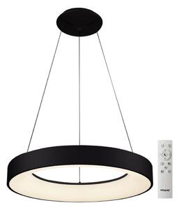 Azzardo AZ5012 - Led Dimmable κρεμαστό φωτιστικό οροφής SANTANA LED/80W/230V μαύρο + RC