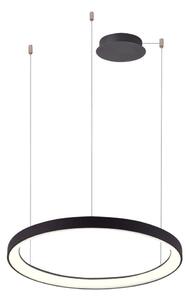 Azzardo AZ5016-Led Dimmable κρεμαστό φωτιστικό οροφής AGNES LED/38W/230V διάμετρος 48 cm μαύρο