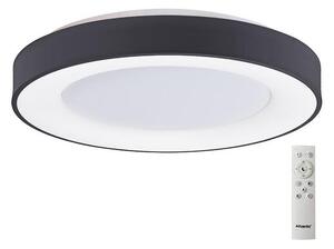 Azzardo AZ4995 - LED Dimmable φωτιστικό οροφής SANTANA LED/80W/230V μαύρο +RC