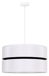 Duolla - Κρεμαστό φωτιστικό οροφής DUO 1xE27/15W/230V διάμετρος 40 cm λευκό/μαύρο