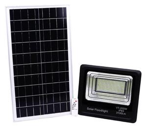 LED Εξωτερικού χώρου solar προβολέας LED/40W/10V IP65 6000K + RC