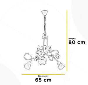 ONLI - Παιδικό πολύφωτο BUTTERFLY 3xE14/6W/230V