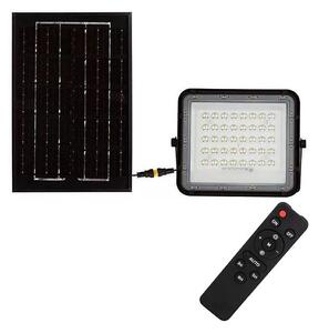 LED Εξωτερικού χώρου solar προβολέας LED/6W/3,2V IP65 4000K μαύρο + RC