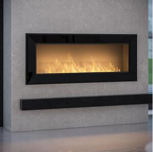 InFire - Built-in Τζάκι BIO 49x120 cm 3kW μαύρο