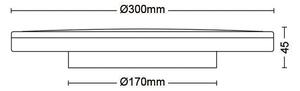 Philips- LED Dimmable φωτιστικό οροφής OZZIET SCENE SWITCH LED/18W/230V 4000K