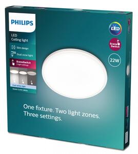 Philips- LED Dimmable φωτιστικό οροφής OZZIET SCENE SWITCH LED/22W/230V 4000K