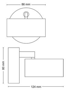 Philips - LED Σποτ BRACIA LED/5,5W/230V μαύρο