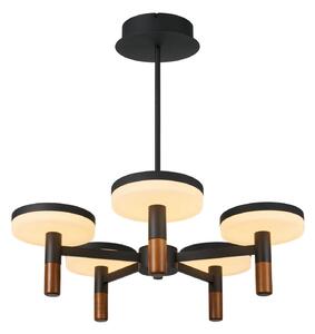 Φωτιστικό Οροφής Πολύφωτο LED 3 CCT Aca Asian CN5P52WBKCCT Sand Black