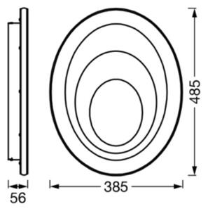 Ledvance - Φωτιστικό οροφής LED ORBIS SPIRAL LED/37W/230V