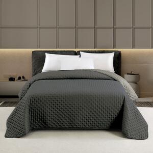 Κουβερλί Μονό (160x240) 2 Όψεων Melinen Renzo Anthracite-Grey
