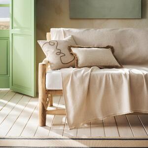 Ριχτάρι Πολυθρόνας (180x180) Gofis Home Keira Cream 358/05