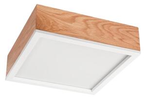 Φωτιστικό οροφής OAK SQUARE 2xE27/15W/230V 31x31 cm δρυς/λευκό