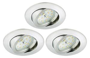 Briloner 8317-039-ΣΕΤ 3x Φωτιστικό μπάνιου dimming LED LED/5,5W/230V IP23