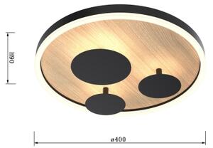 Wofi 9013-306S - LED Dimmable φωτιστικό οροφής REIMS LED/26W/230V