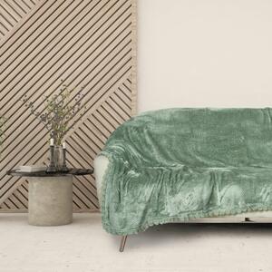 Κουβέρτα Καναπέ 1184 Fleece Dark Mint Das Home