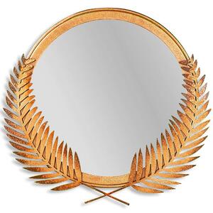 Καθρέπτης Τοίχου Palm Mirror S 930DYU1509 34x35cm Bronze Wallity