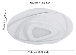 Eglo 900864 - Φωτιστικό οροφής LED PALAGIANO LED/21W/230V διάμετρος 38 cm