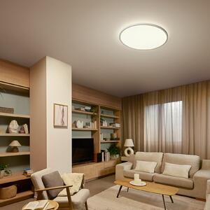 Philips Φωτιστικό οροφής LED Superslim, λευκό, CCT, με δυνατότητα ρύθμισης, ρυθμιζόμενος, Λευκό, Σαλόνι / τραπεζαρία, Πλαστικό