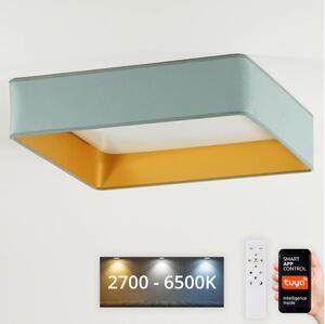 Brilagi-LED Φωτιστικό dimming VELVET SQUARE LED/36W/230V Wi-Fi Tuya+RC μέντα