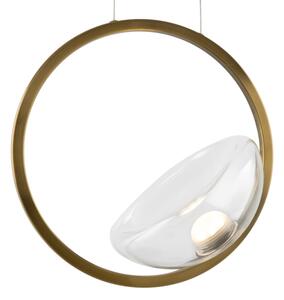 Maytoni MOD327PL-L5BS3K - Πολύφωτο LED με συρματόσχοινο LUNARE LED/5W/230V χρυσαφί