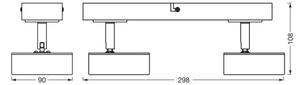 Ledvance - LED Σποτ DECOR PLUTO 2xLED/4,8W/230V