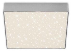 Briloner 7077-414 - Φωτιστικό οροφής LED STAR SKY LED/16W/230V 21x21 cm ασημί