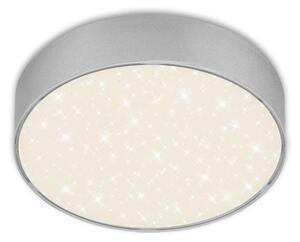 Briloner 7072-414 -Φωτιστικό οροφής LED STAR SKY LED/11W/230V διάμετρος 15 cm ασήμι