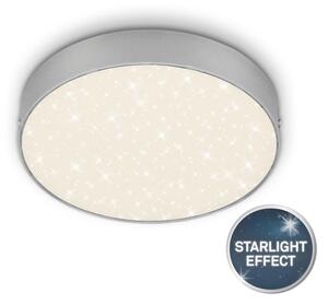 Briloner 7073-414 -Φωτιστικό οροφής LED STAR SKY LED/16W/230V διάμετρος 21 cm ασήμι