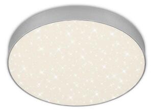 Briloner 7074-414 -Φωτιστικό οροφής LED STAR SKY LED/21W/230V διάμετρος 28 cm ασήμι