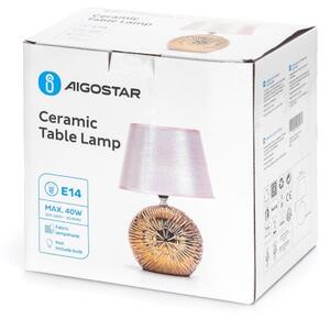 Aigostar - Eπιτραπέζια λάμπα 1xE14/40W/230V χρυσαφί