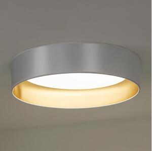 Duolla - Φωτιστικό οροφής LED ROLLER LED/24W/230V διάμετρος 45 cm ασημί/χρυσό