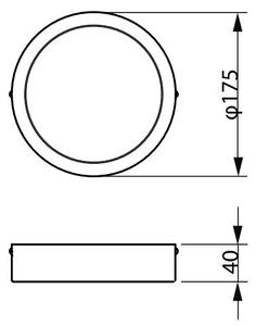 Philips - Φωτιστικό οροφής LED LEDINAIRE LED/10,5W/230V 3000K IP40