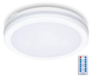 Φωτιστικό οροφής μπάνιου LED με αισθητήρα LED/18W/230V διάμετρος 30 cm λευκό + RC