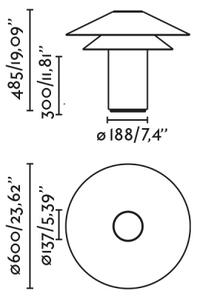 FARO 20069 - Eπιτραπέζια λάμπα SHAN 1xE27/15W/230V parchment paper κρεμ