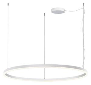 LED2 - Led Dimmable κρεμαστό φωτιστικό οροφής CIRCLE 80W/230V 3000K/4000K διάμετρος 100cm λευκό