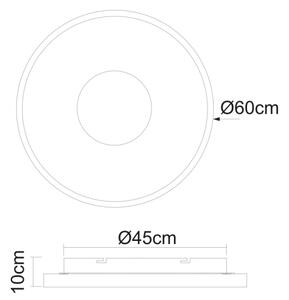 Globo 41758-42B - LED Dimmable φωτιστικό οροφής JOLLI LED/42W/230V + RC