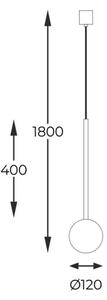 Zuma Line 5639 - Κρεμαστό φωτιστικό οροφής ALI 1xG9/40W/230V