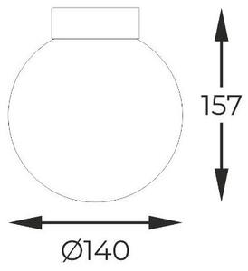 Zuma Line C0574-01D-F7AA - Φωτιστικό οροφής ARCTURUS 1xG9/4W/230V χρυσαφί