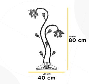 ONLI - Eπιτραπέζια λάμπα NINFEA 2xG9/6W/230V 80 cm