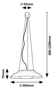 Rabalux 72134 - Κρεμαστό φωτιστικό οροφής LED HAFSA LED/24W/230V 3000K