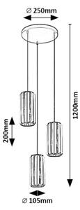 Rabalux 72255 -Κρεμαστό φωτιστικό οροφής VENESS 3xE27/40W/230V