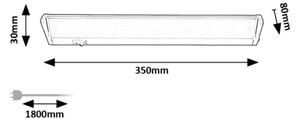 Rabalux 78057 - Φωτιστικό πάγκου κουζίνας LED EASY LIGHT LED/5W/230V 4000K λευκό