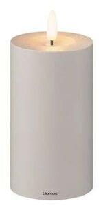 Blomus - Noca LED Pillar Candle M Mourning Dove Blomus