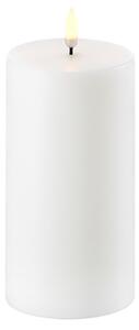 Uyuni - Pillar candle LED Nordic White 7,8 x 15 cm Uyuni Lighting