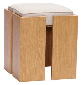 Hübsch - Forma Stool Sand/Natur